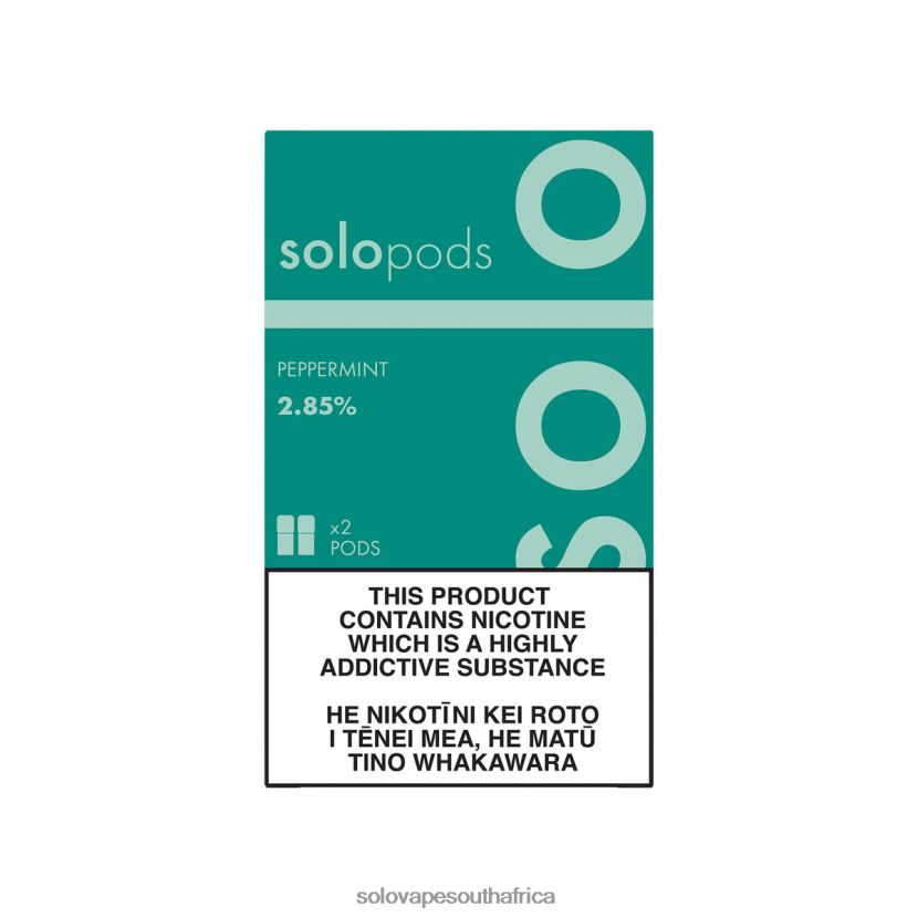 Solo Replacement Pod 2-Pack Peppermint | Solo Disposable Vape Review JL8L2F63